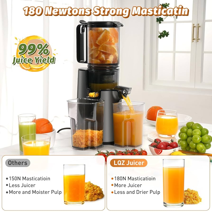 juicerページ Juilsit Juicer Machines 400W, Dual Speed Centrifugal Juicer